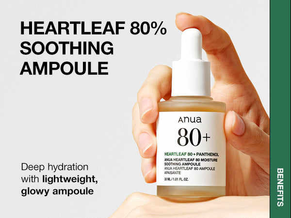 Anua Heartleaf 80% Moisture Smoothing Ampoule